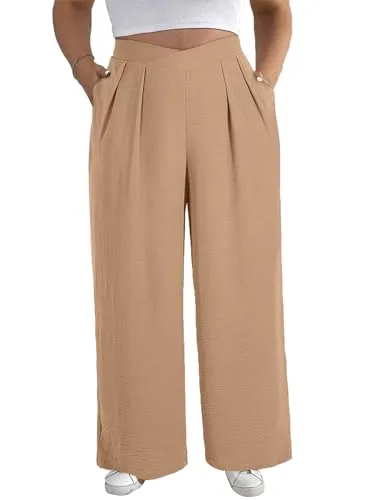 High Waist Pants, Chestnut
