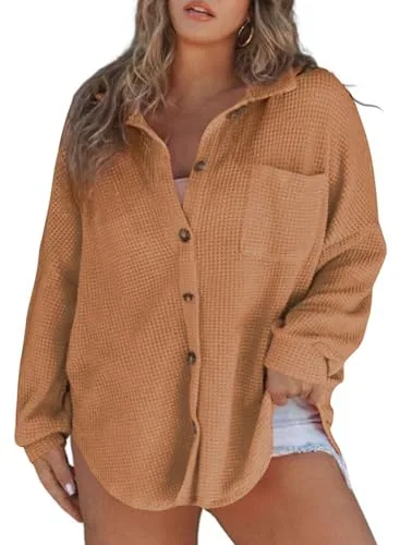V Neck Long Sleeve Shirt III, Brown