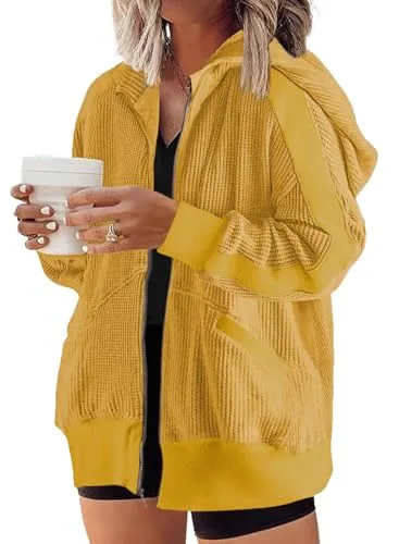 Long Sleeve Hoodie, Yellow
