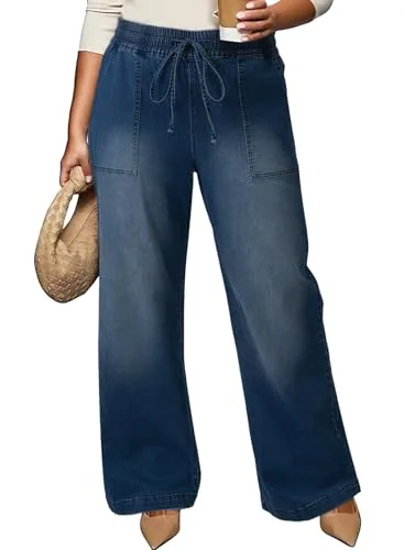 High Waist Loose Jeans II, Sail Blue