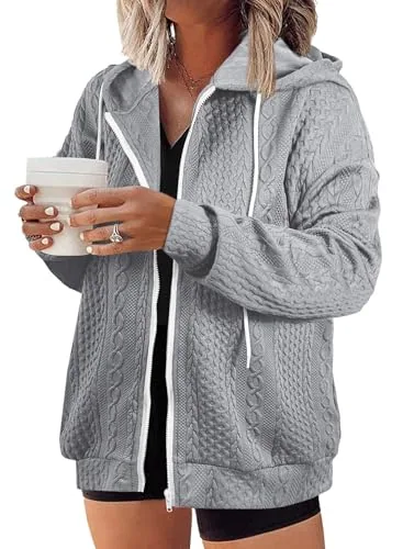 Drawstring Jacket, Gray