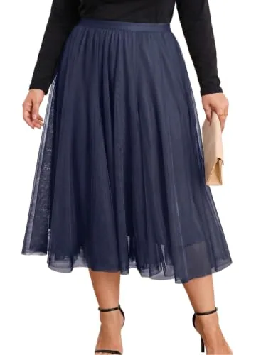 Maxi Dress, Navy Blue