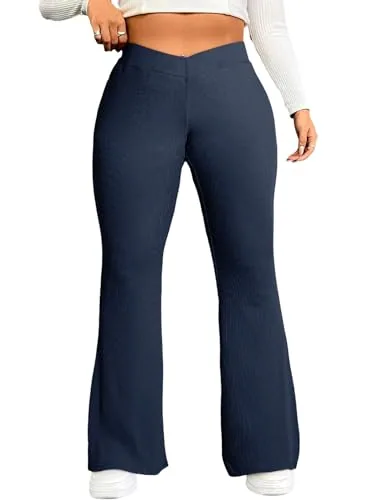 High Waist Leggings, Blue