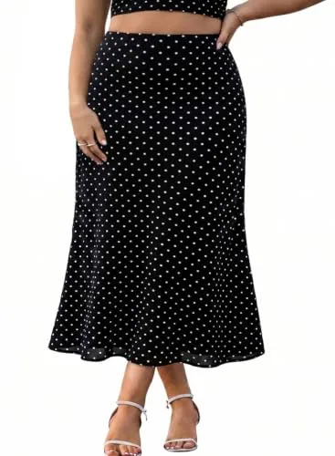 High Waist Skirt, Black
