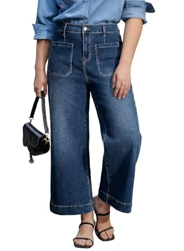 High Waist Jeans, Dirty Blue