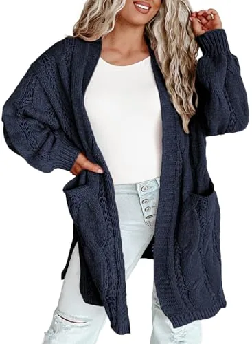 Long Sleeve Cardigan IV, Blue