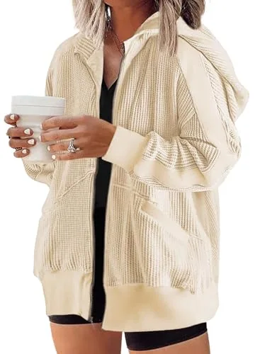 Long Sleeve Hoodie, Beige