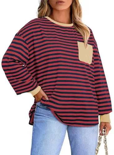 Crew Neck Long Sleeve Top, Golden