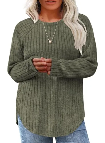 Long Sleeve Top, Green