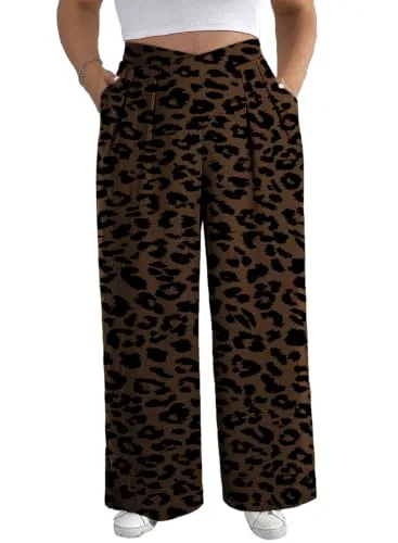 High Waist Pants, Brown